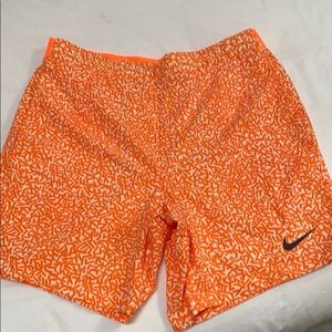 Bright Orange Dri-Fit Nike Shorts